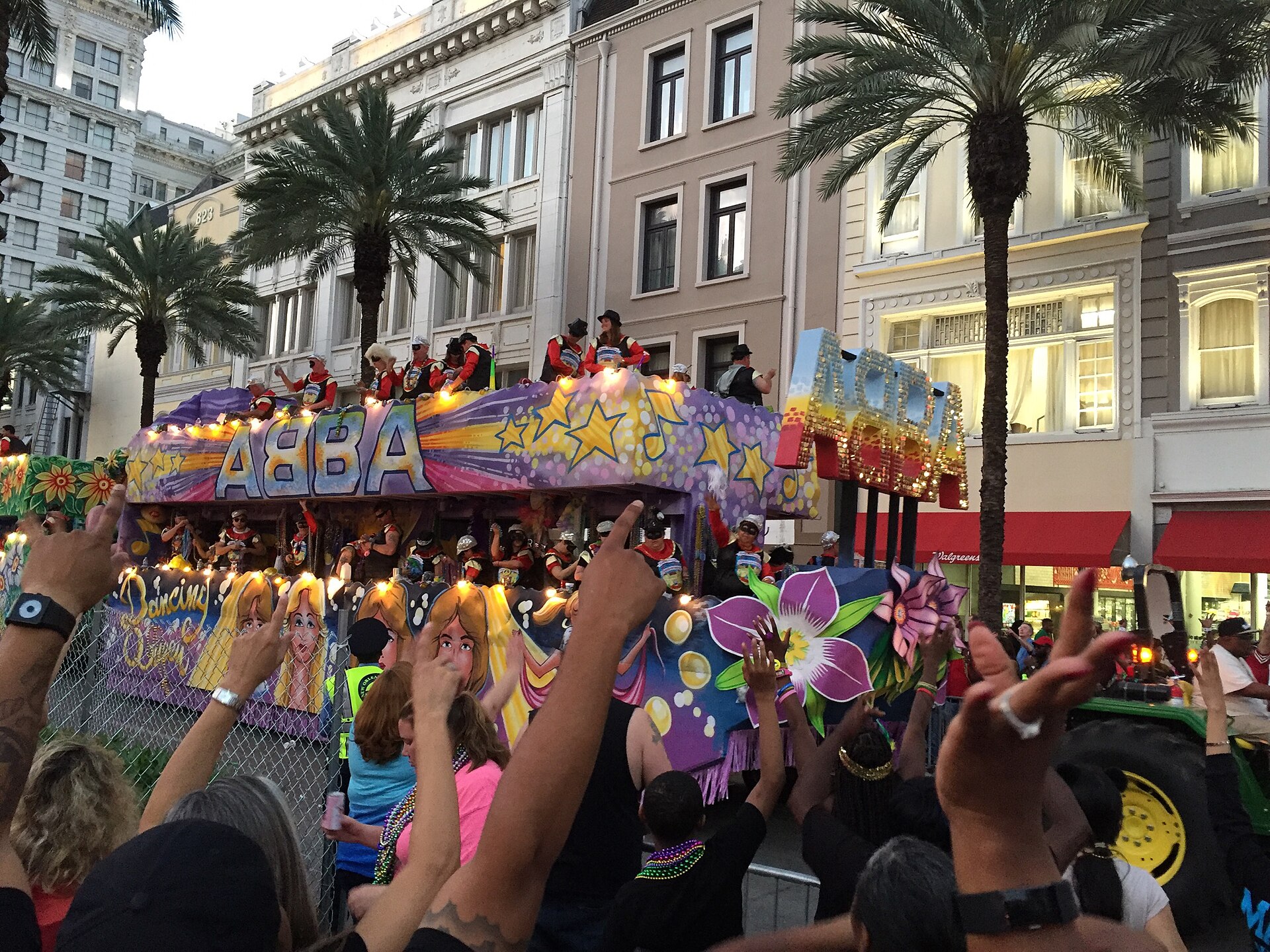 Mardi Gras parade in New Orleans