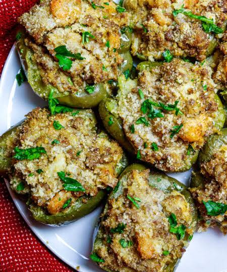 NOLA Stuffed Bell Peppers